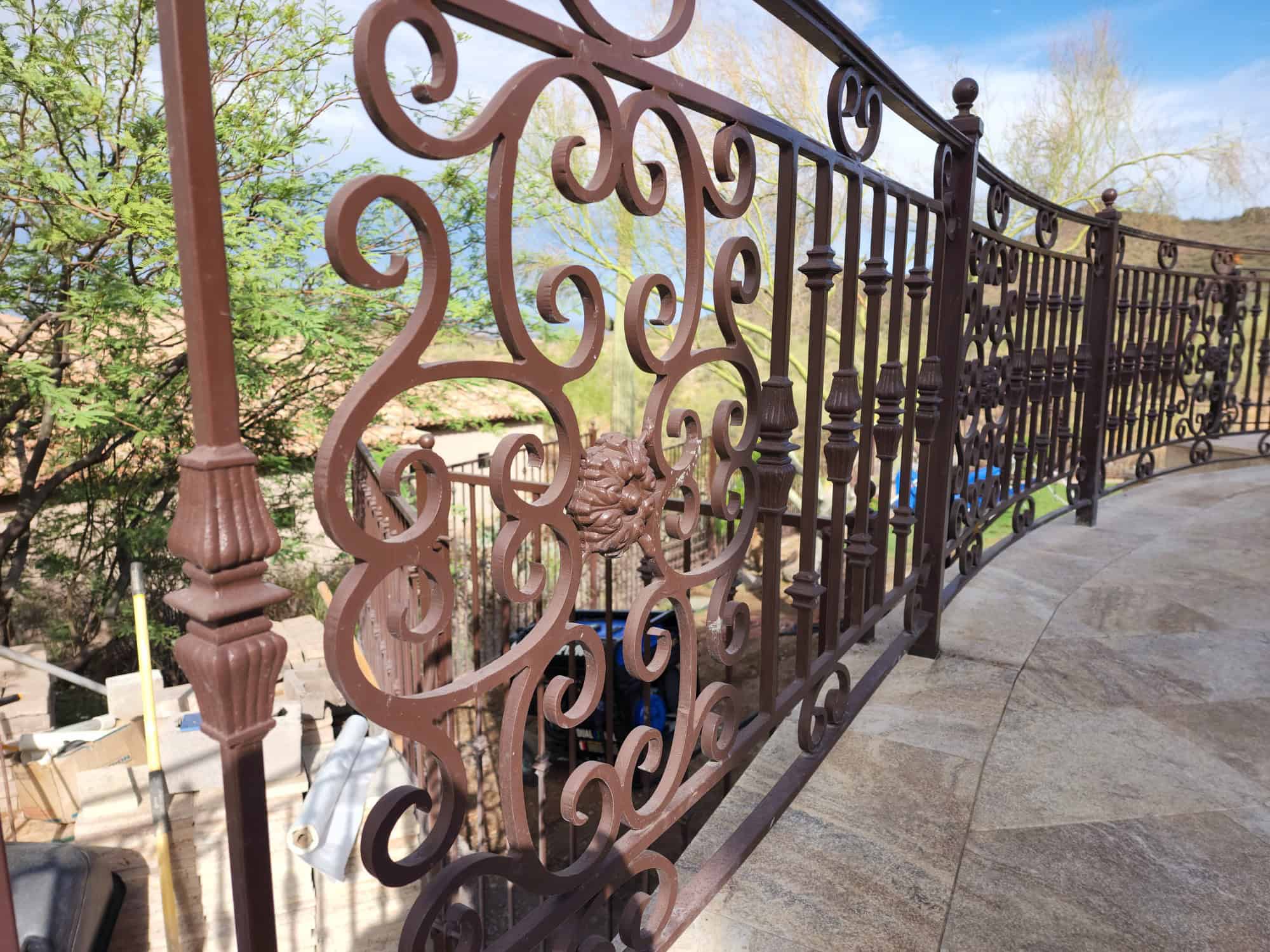 Pool Fence Welding Project In Las Sendas Mesa AZ