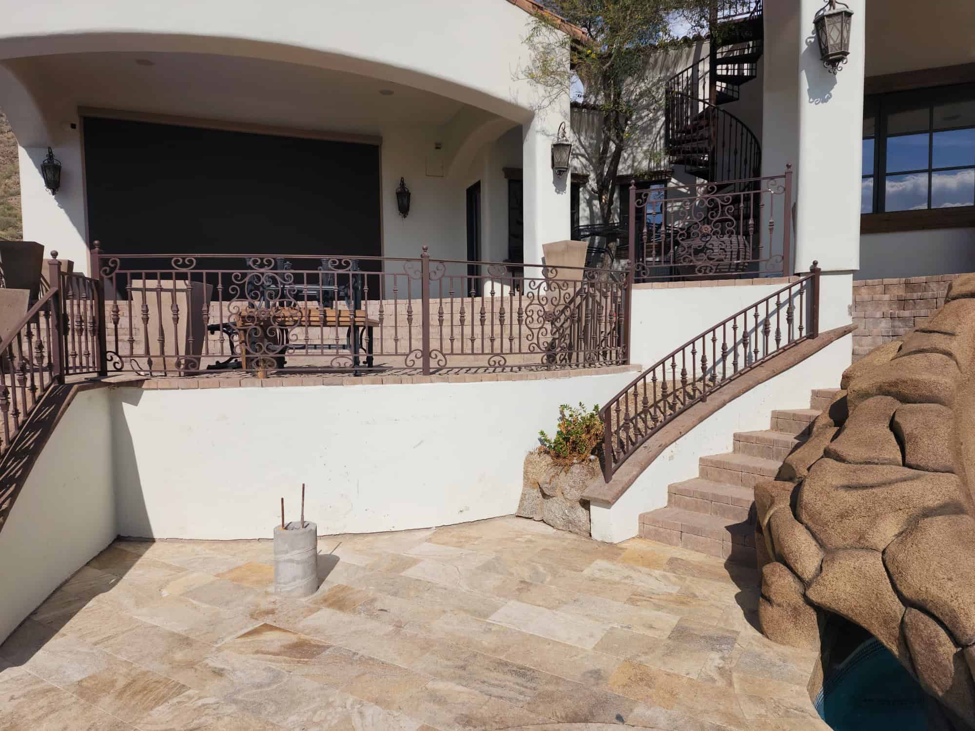 pool fence welding and fabrication job