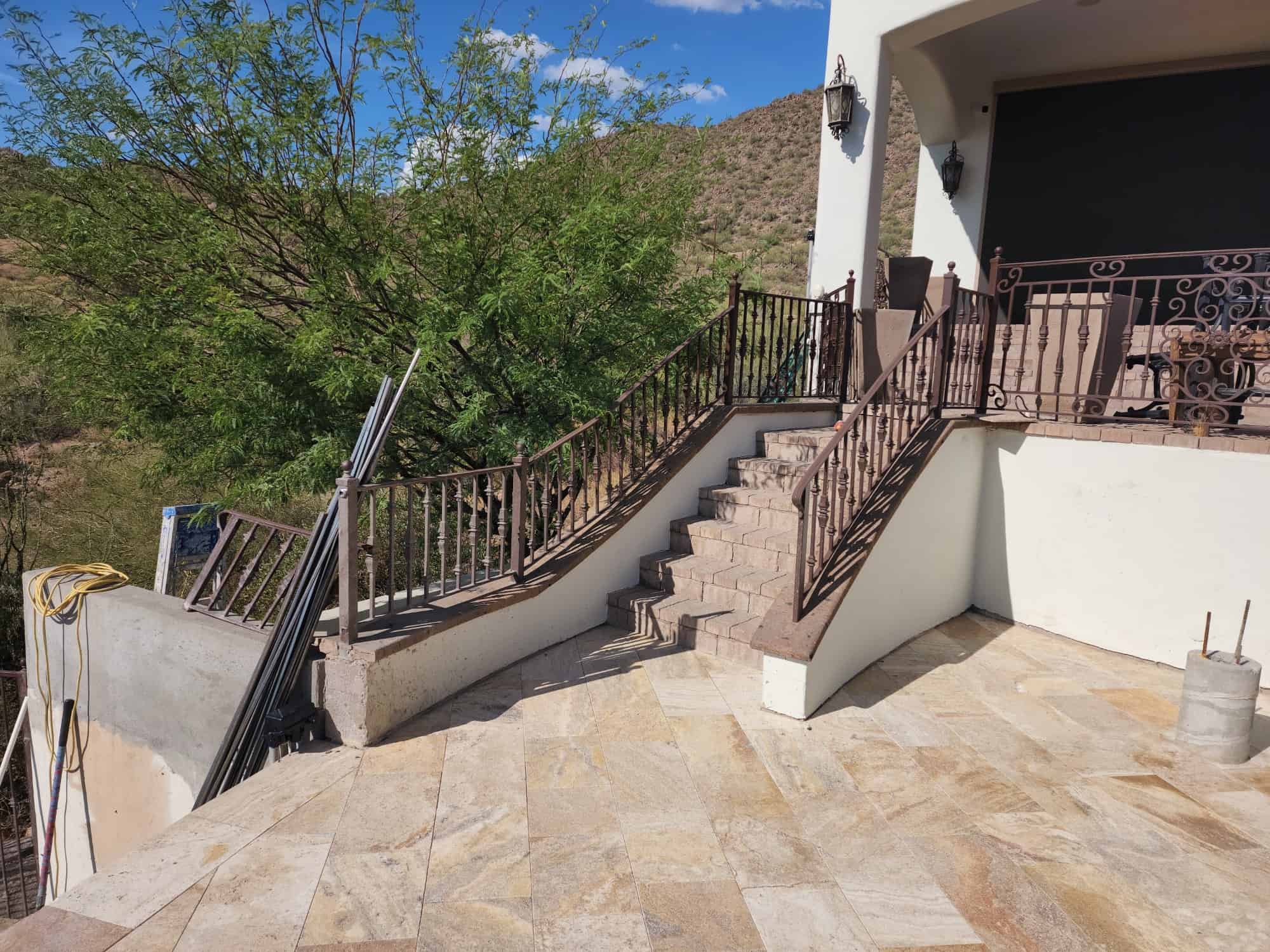 decorative and functional pool fence fabrication