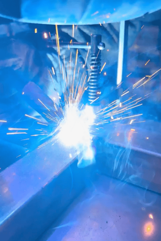 Welding In Progress