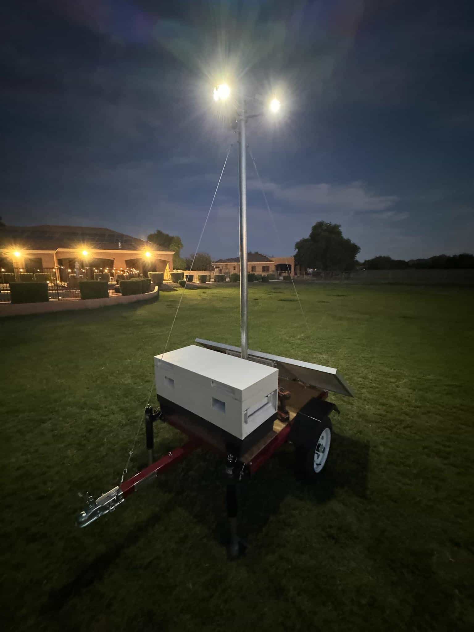 Solar Powered Security Trailer Welding Project By Mobile Metal Medics