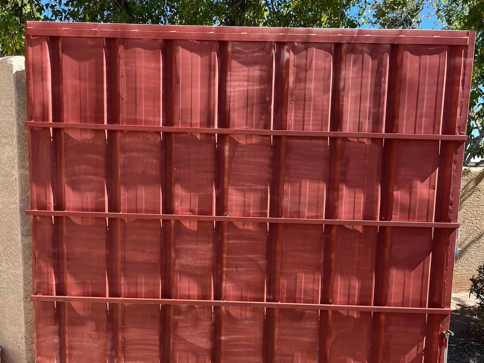 Dollar General Security Gate Welding Project After Front View