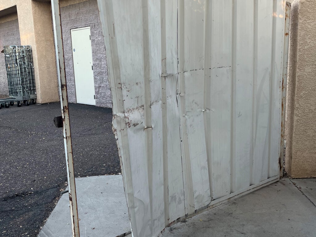 Dollar General Security Gate Welding Project Before